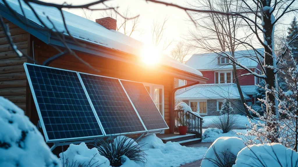 Autoconsommation solaire en hiver : optimiser la production et l’usage