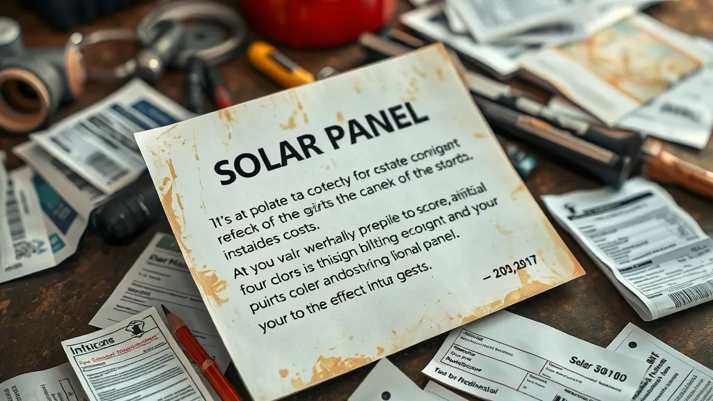 Le vrai prix d'un panneau solaire ne se trouve pas sur le devis
