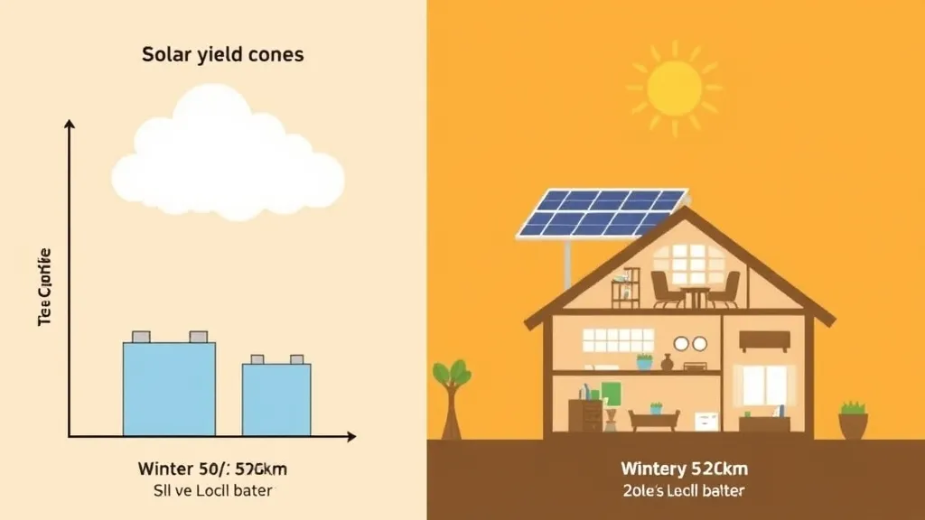 Dimensionnement batterie solaire pour autonomie maison en hiver et périodes grises