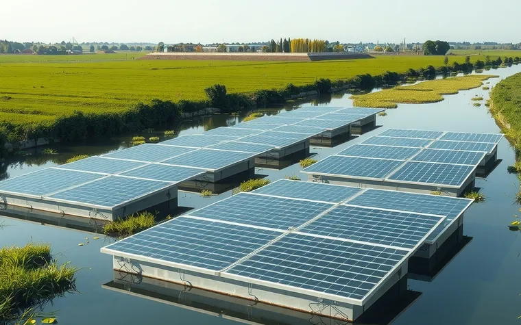 Panneaux solaires sur les canaux : une piste pour préserver les terres