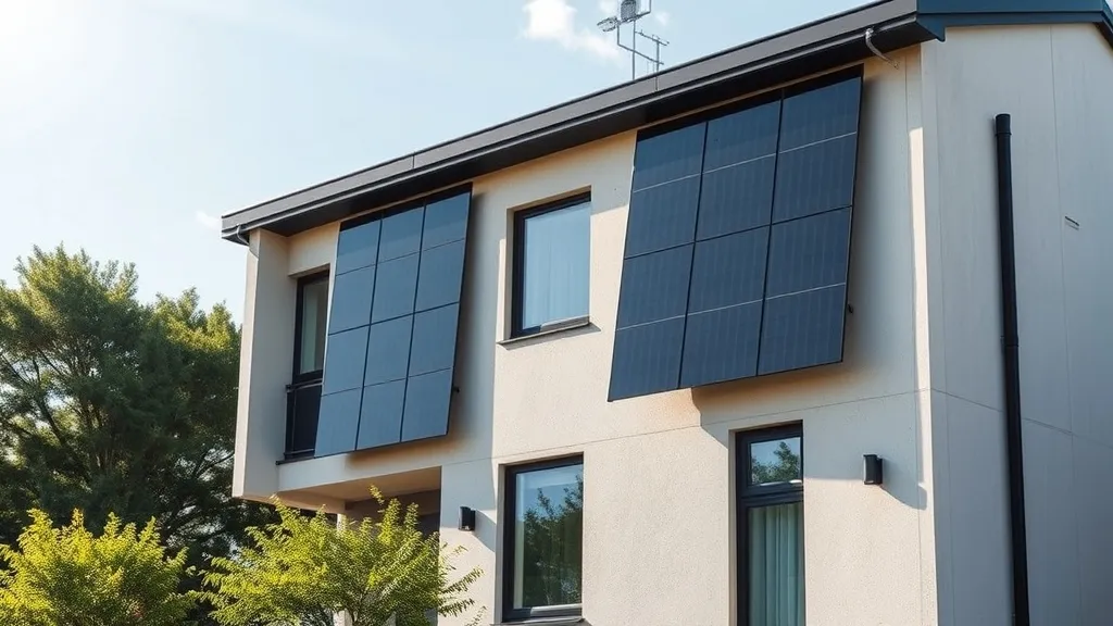 Panneaux solaires sur façade : rendement et intégration architecturale en 2026