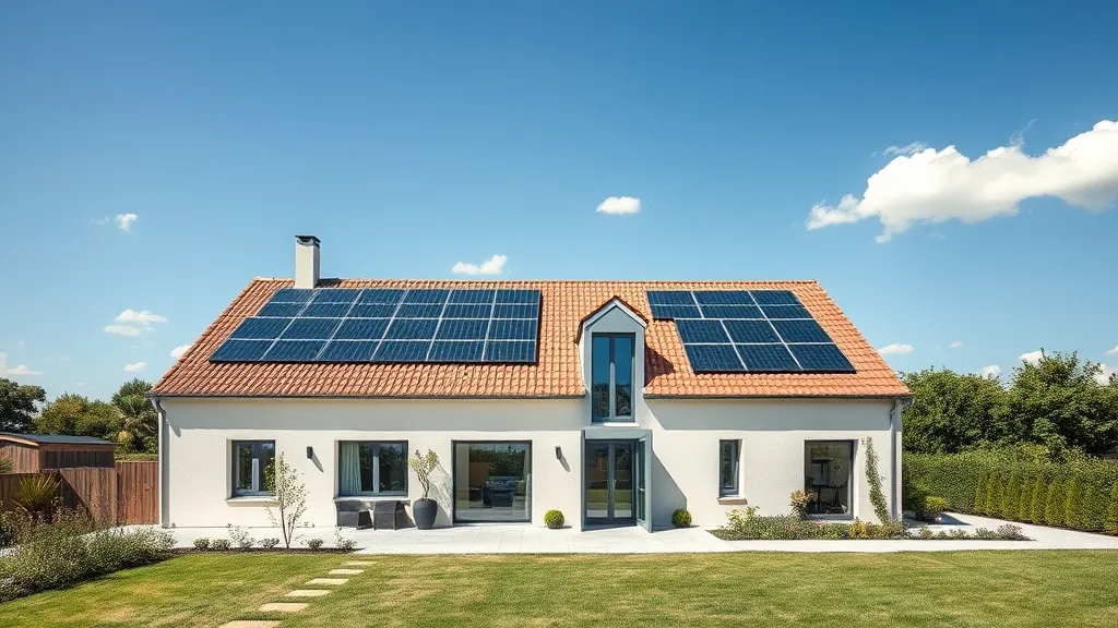 Panneaux solaires en maison neuve 2026 : RE2026, obligations et rentabilité