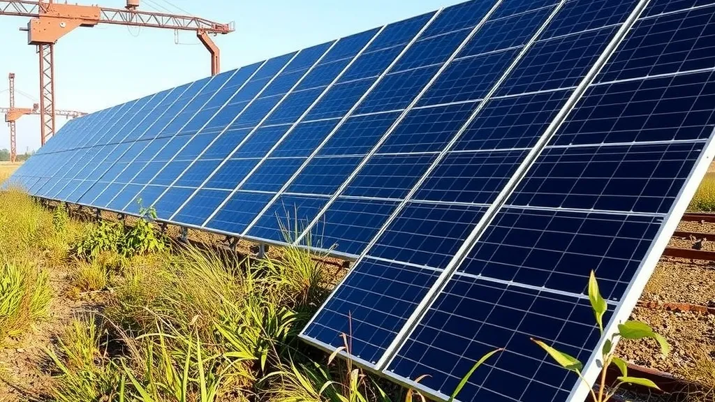 Solaire sur friche industrielle : pourquoi éviter les terres agricoles