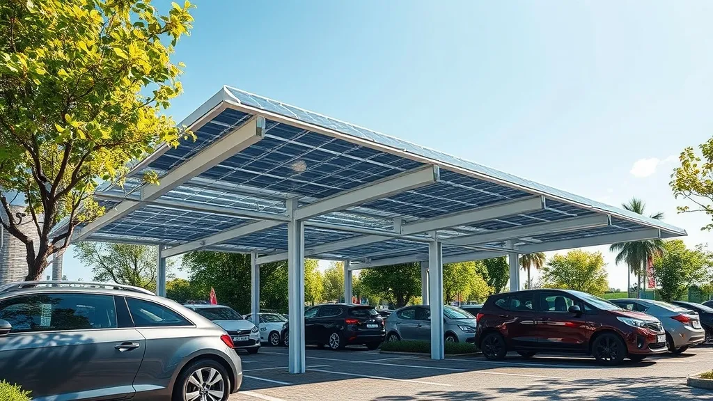 Ombrière Solaire pour Parking 2026 : Projet, Rentabilité et Étapes Clés