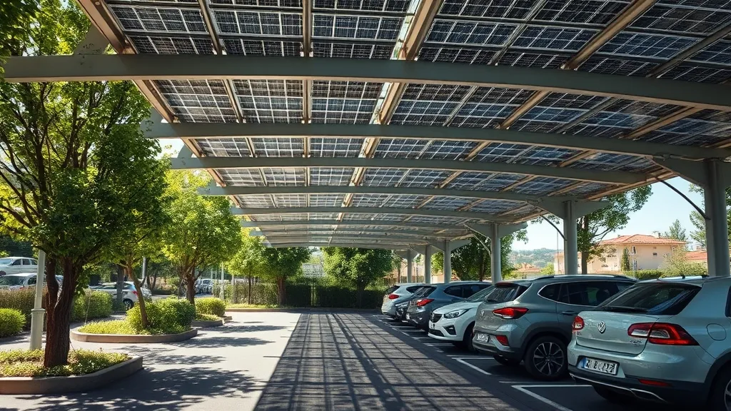 Ombrière solaire pour parking résidentiel : guide complet 2026 pour économiser et produire de l'énergie